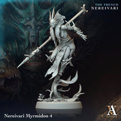 3D Printed Archvillain Games Nereivari Myrmidon The Trench Nereivari Archvillain Society Vol XXXV 28 32mm D&D (Online Only)
