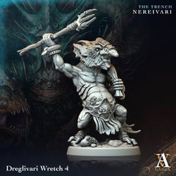3D Printed Archvillain Games Dreglivari Wretch The Trench Nereivari Archvillain Society Vol XXXV 28 32mm D&D (Online Only)