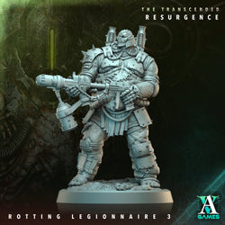 3D Printed Archvillain Games Rotting Legionnaire The Transcended Resurgence 28 32mm D&D (Online Only)