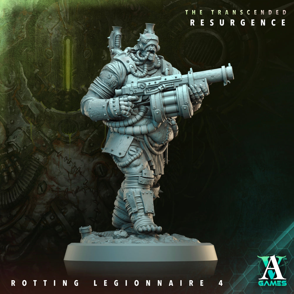 3D Printed Archvillain Games Rotting Legionnaire The Transcended Resurgence 28 32mm D&D (Online Only)