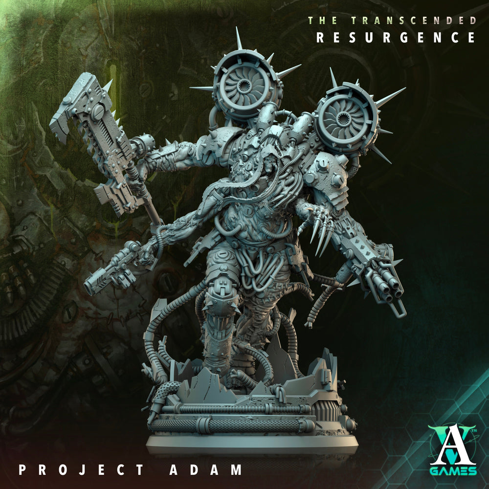 3D Printed Archvillain Games Project Adam The Transcended Resurgence 28 32mm D&D (Online Only)