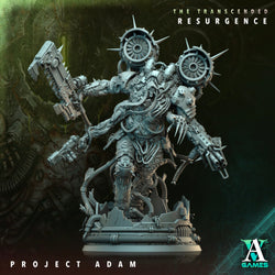 3D Printed Archvillain Games Project Adam The Transcended Resurgence 28 32mm D&D (Online Only)