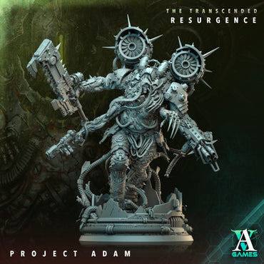 3D Printed Archvillain Games Project Adam The Transcended Resurgence 28 32mm D&D (Online Only)