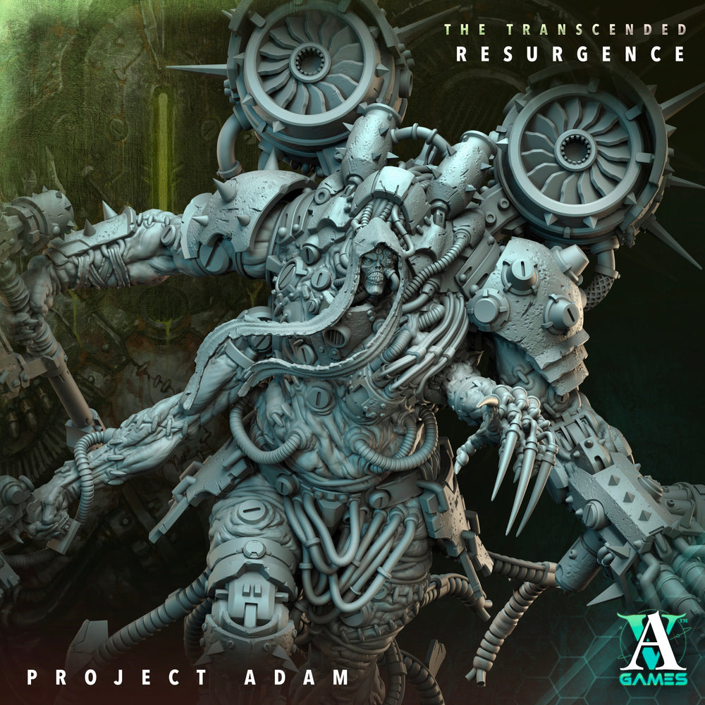 3D Printed Archvillain Games Project Adam The Transcended Resurgence 28 32mm D&D (Online Only)