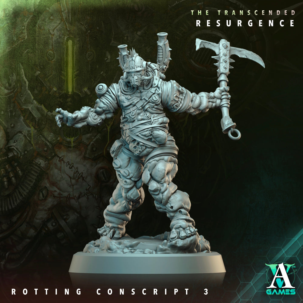 3D Printed Archvillain Games Rotting Conscript The Transcended Resurgence 28 32mm D&D (Online Only)