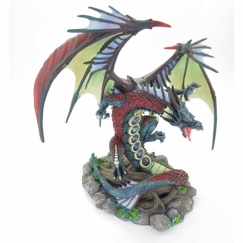 TUK294 Ligneus Dragon with Crystals Land of the Dragons Tudor Mint (ONLINE ORDER ONLY)