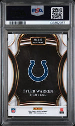 Graded 2024 Panini Select Tyler Warren #517 XRC Rookie RC Football Card PSA 10 Gem Mint (ONLINE ORDER ONLY)