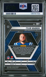 Graded 2025 Mosaic Tyler Warren #281 Variation Rookie RC Football Card PSA 10 Gem Mint (ONLINE ORDER ONLY)