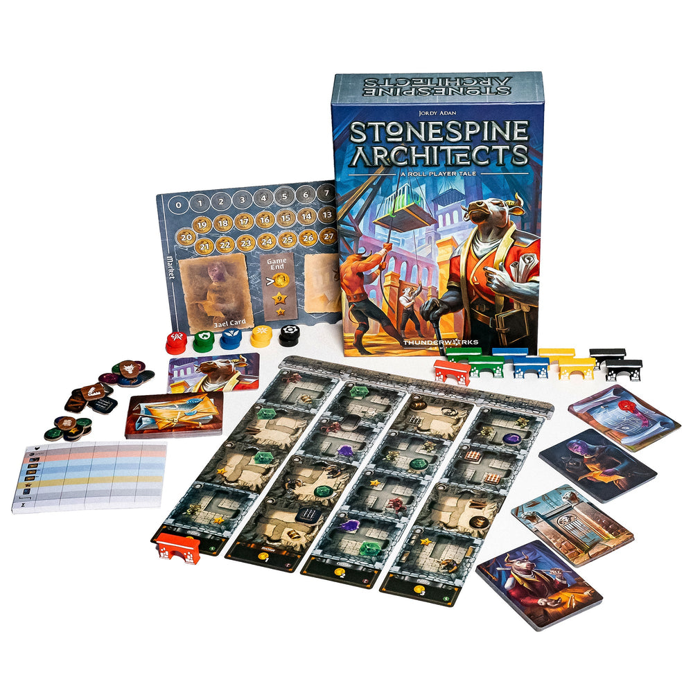Stonespine Architects: A Roll Player Tale - Board Game (Online Order Only)
