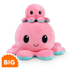 TeeTurtle Big Reversible Octopus: Pink/Aqua (Big) (ONLINE ORDER ONLY)