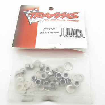 TX1252 Nut Set Lock Nuts 3mm (11) and 4mm (7) Washers Traxxas (ONLINE ORDER ONLY)
