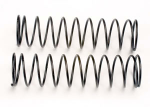 TX2458 Springs, Front Black, 2 each - Traxxas RC Model Parts (ONLINE ORDER ONLY)