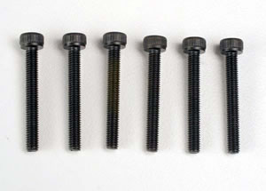 TX2556 Header screws - 3x23mm cap hex screws (6) (ONLINE ORDER ONLY)
