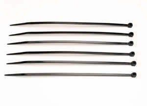 TX3155 Cable ties - medium (black) (6) for All models (ONLINE ORDER ONLY)