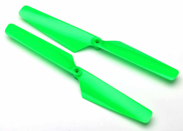 TX6631 Alias Rotor Blade Set Green Traxxas (ONLINE ORDER ONLY)