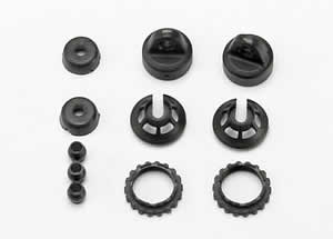 TX7065PA Caps and Spring Retainers, GTR Shock by Traxxas (ONLINE ORDER ONLY)