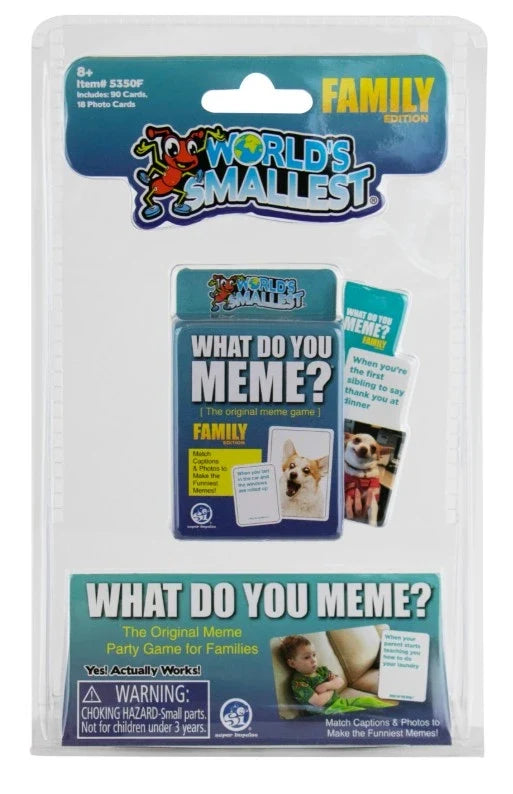 World's Smallest: What Do You Meme? Family Edition (ONLINE ORDER ONLY)