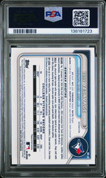Graded 2024 Topps Bowman Draft Trey Yesavage #BDC92 Chrome Refractor Rookie RC Baseball Card PSA 9 Mint