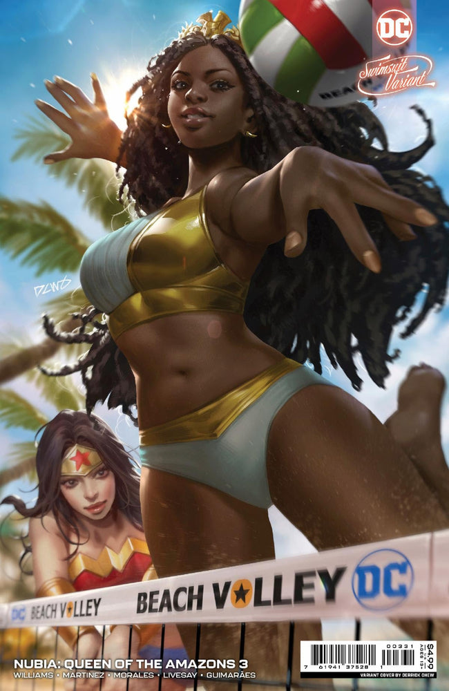 Nubia Queen Of The Amazons #3 (Of 4) C Derrick Chew Swimsuit Bikini Volleyball Variant GGA (08/09/2022) Dc (ONLINE ORDER ONLY)