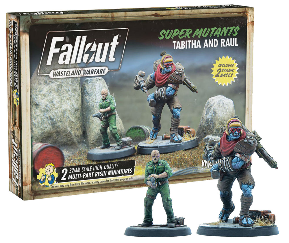 Fallout: Wasteland Warfare - Super Mutants - Tabitha and Raul (ONLINE ORDER ONLY)
