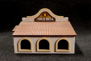 28mm (O Gauge) Taco Restaurant (MDF) - 28MMDF163 (Online Order Only)