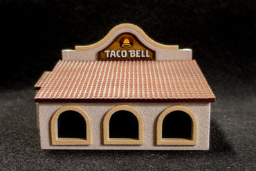 28mm (O Gauge) Taco Restaurant (MDF) - 28MMDF163 (Online Order Only)