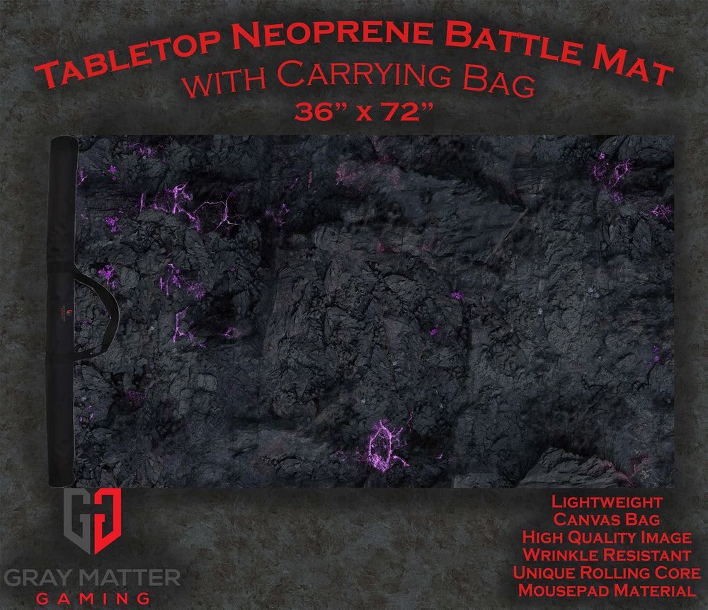 Tainted Cavern - Neoprene Battle Mat with Bag