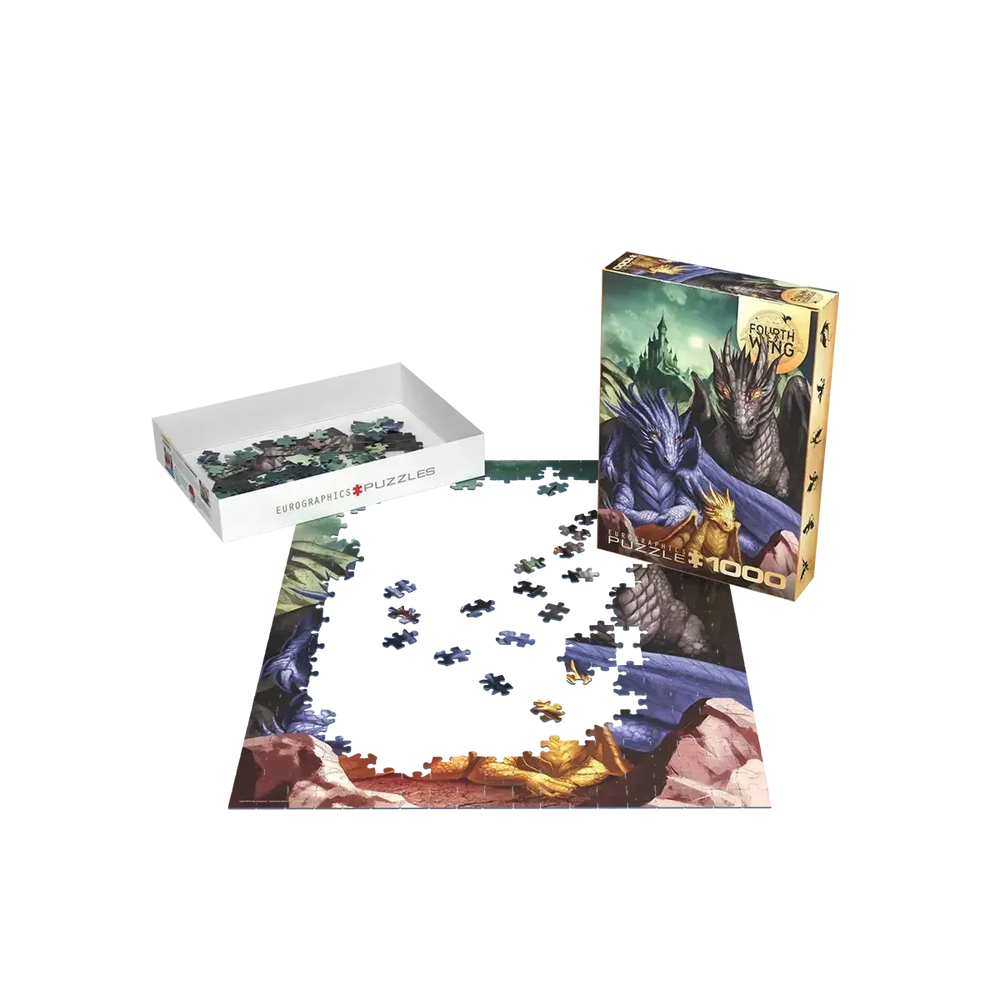 Tairn, Sgaeyl & Andarna Fourth Wing 1000 Piece Jigsaw Puzzle Eurographics (ONLINE ORDER ONLY)