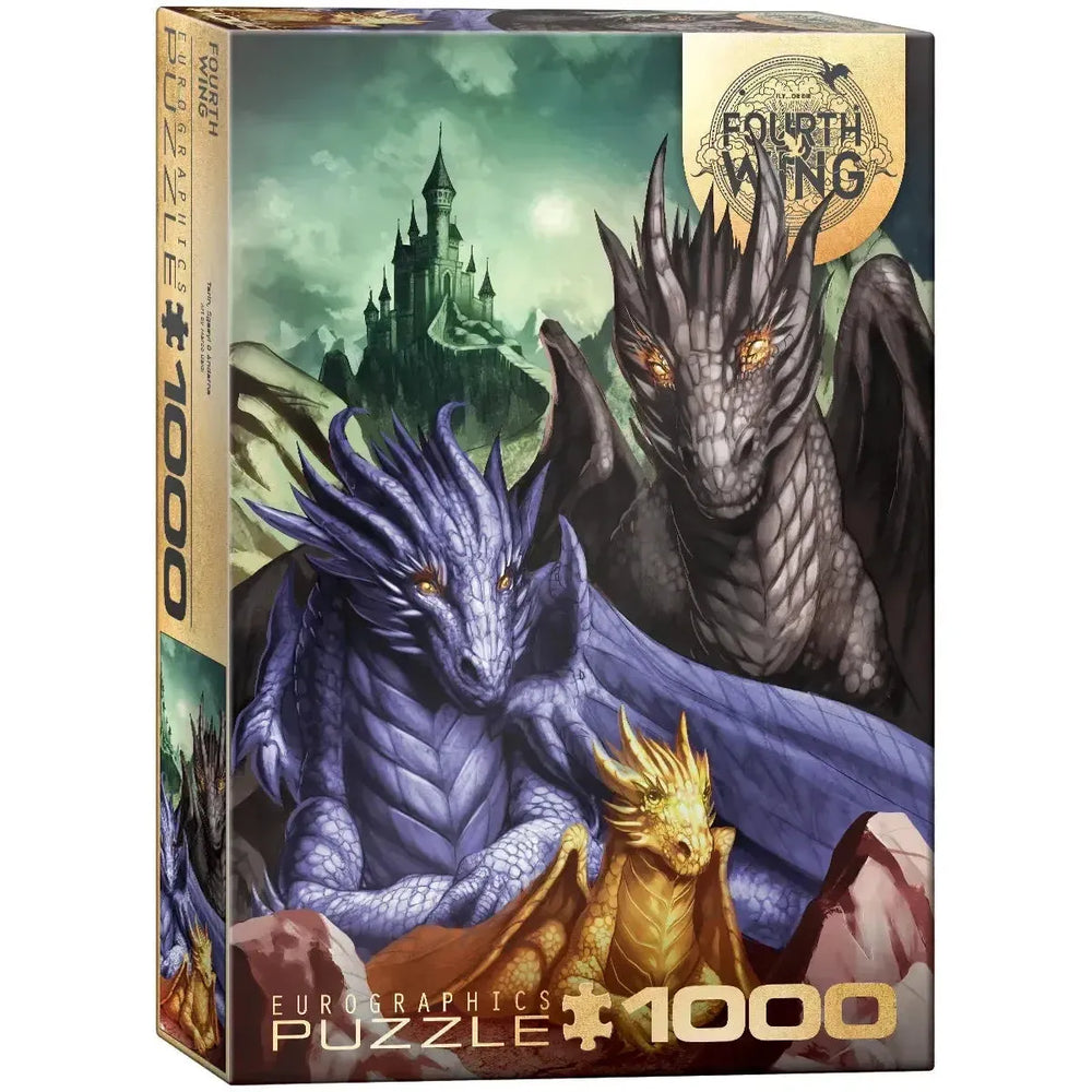 Tairn, Sgaeyl & Andarna Fourth Wing 1000 Piece Jigsaw Puzzle Eurographics (ONLINE ORDER ONLY)
