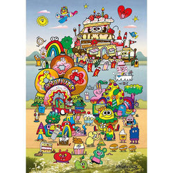Take a Trip with Jon Burgerman 500 Piece Jigsaw Puzzle Heye (ONLINE ORDER ONLY)
