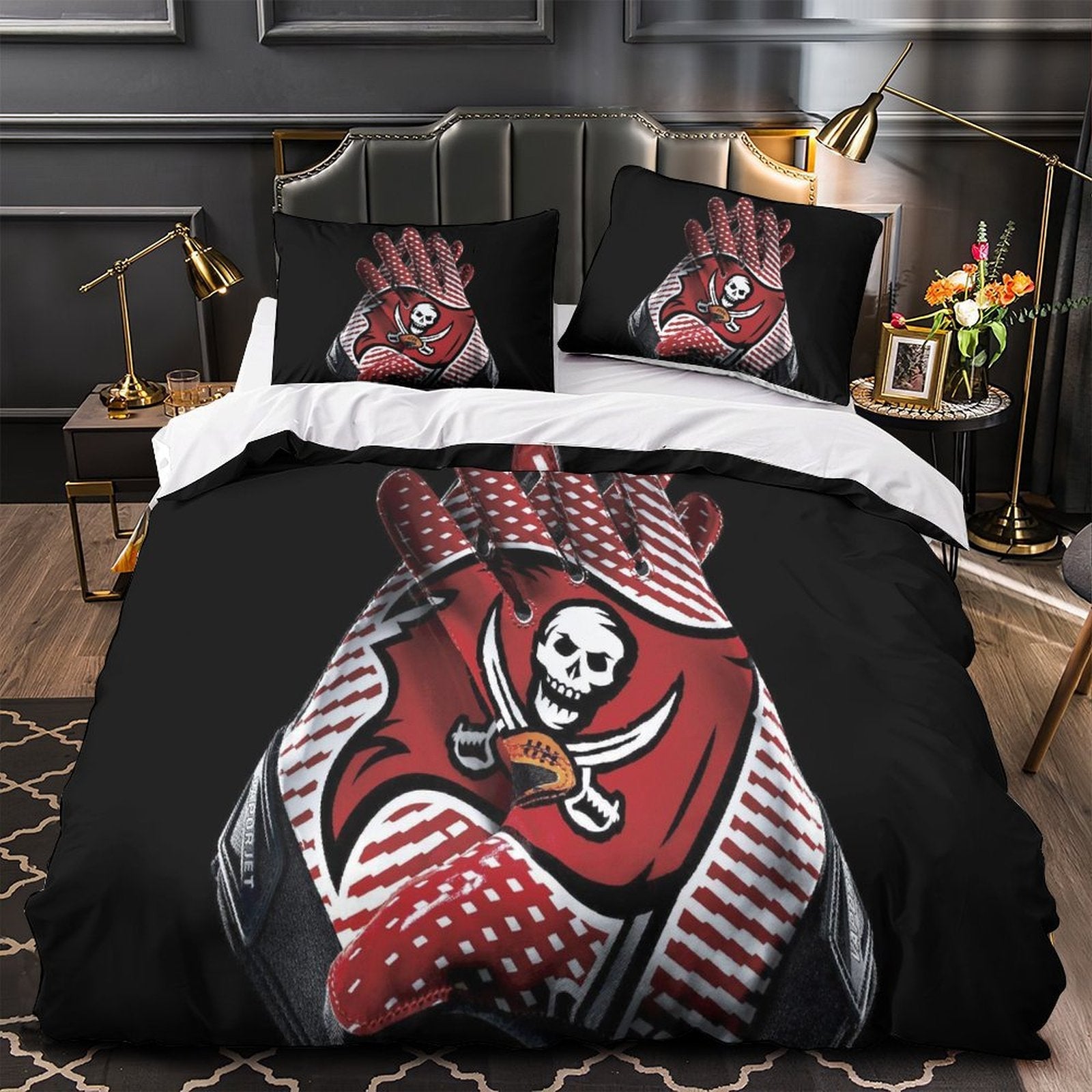 Tampa Bay Buccaneers Bedding Set Duvet Cover Without Filler (Online Order Only)