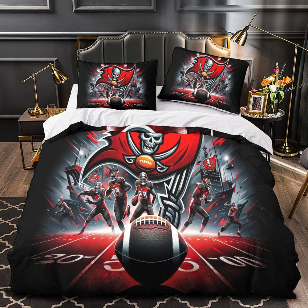 Tampa Bay Buccaneers Bedding Set Duvet Cover Without Filler (Online Order Only)