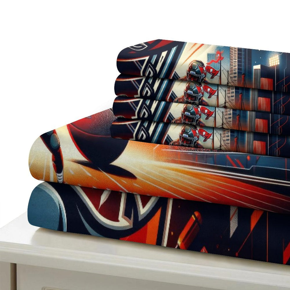 Tampa Bay Buccaneers Bedding Set Duvet Cover Without Filler (Online Order Only)