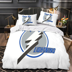 Tampa Bay Lightning Bedding Set Quilt Duvet Cover Without Filler (Online Order Only)