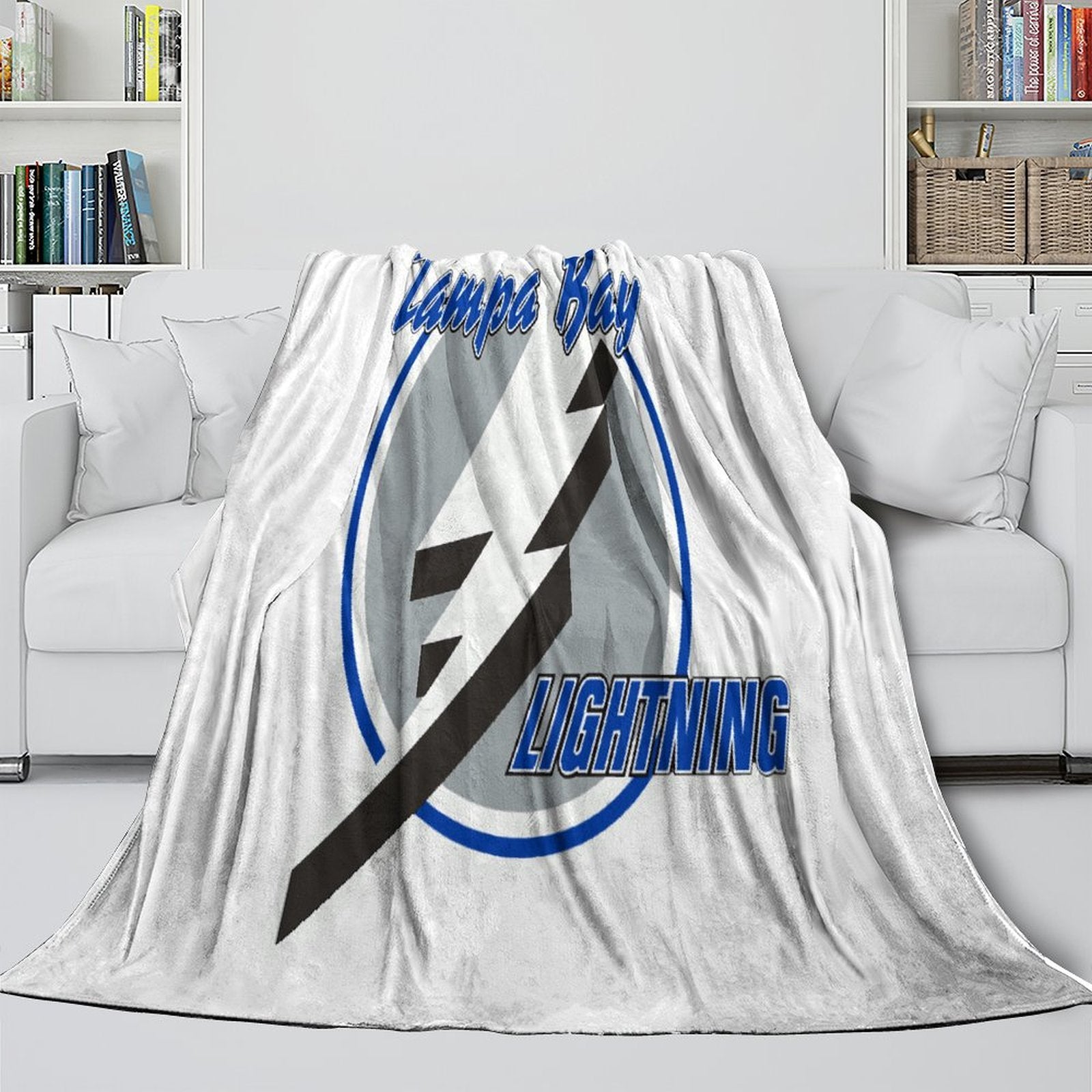 Tampa Bay Lightning Blanket Flannel Throw Kids Room Decoration (Online Order Only)
