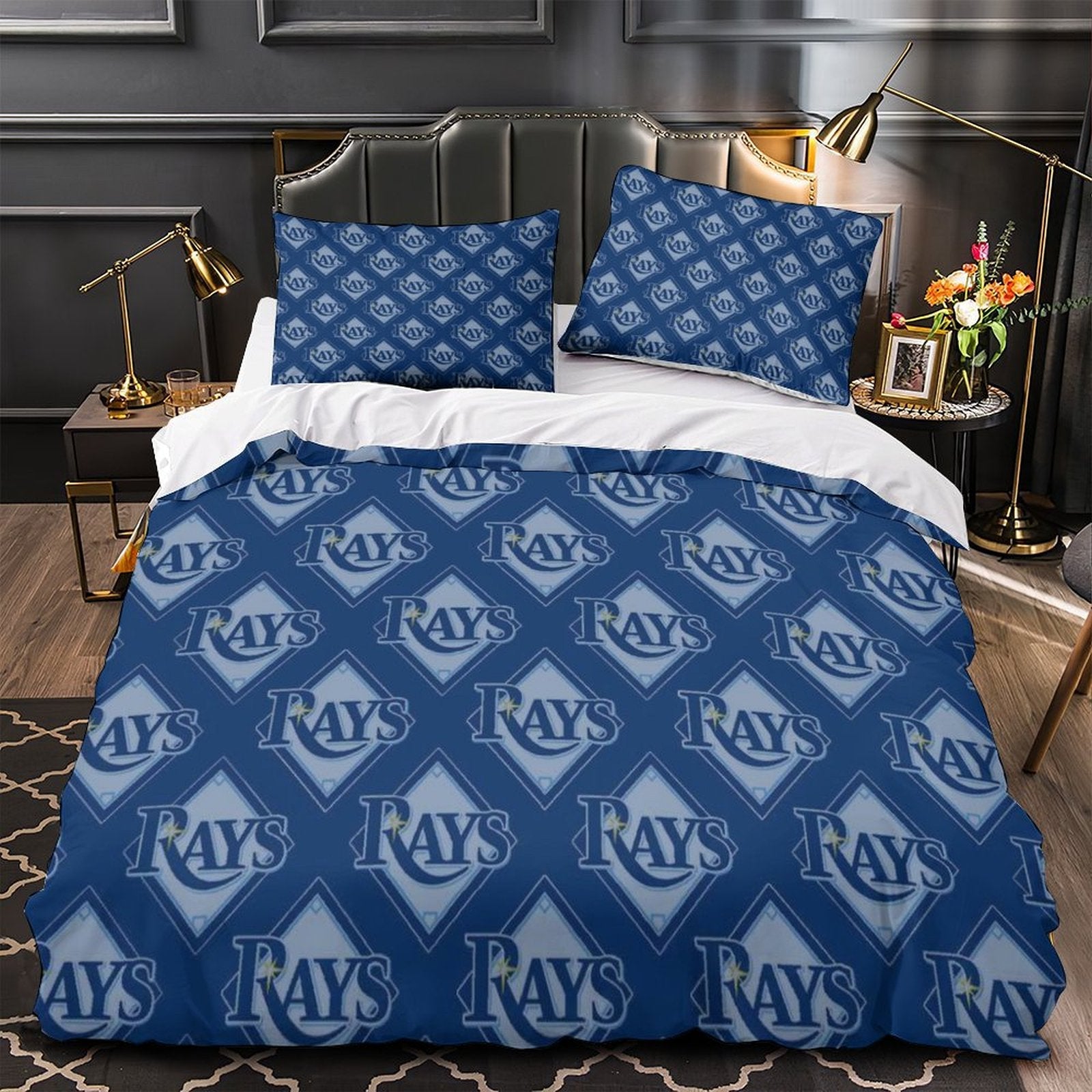Tampa Bay Rays Bedding Set Quilt Cover Without Filler (Online Order Only)
