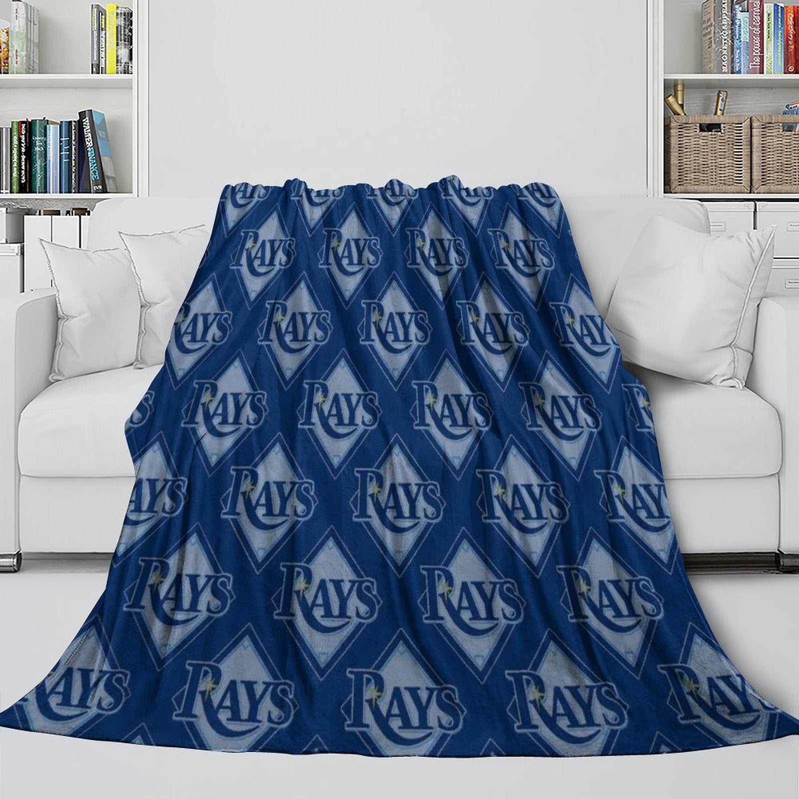 Tampa Bay Rays Blanket Flannel Throw Room Decoration (Online Order Only)