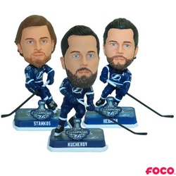 Tampa Bay Lightning 2020 Stanley Cup Champions Bobbleheads (ONLINE ORDER ONLY)
