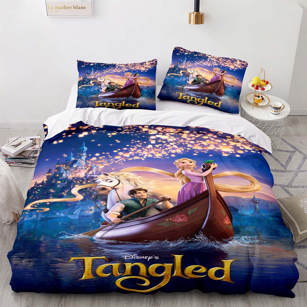 Tangled Bedding Set Pattern Quilt Cover Without Filler (Online Order Only)