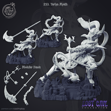 3D Printed Cast n Play Lost Cave Collection - Tarlyn Myath 28mm 32mm D&D (Online Only)