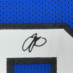 Framed Facsimile Autographed Jayson Tatum 35x39 Duke Blue Reprint Laser Auto College Basketball Jersey (ONLINE ORDER ONLY)