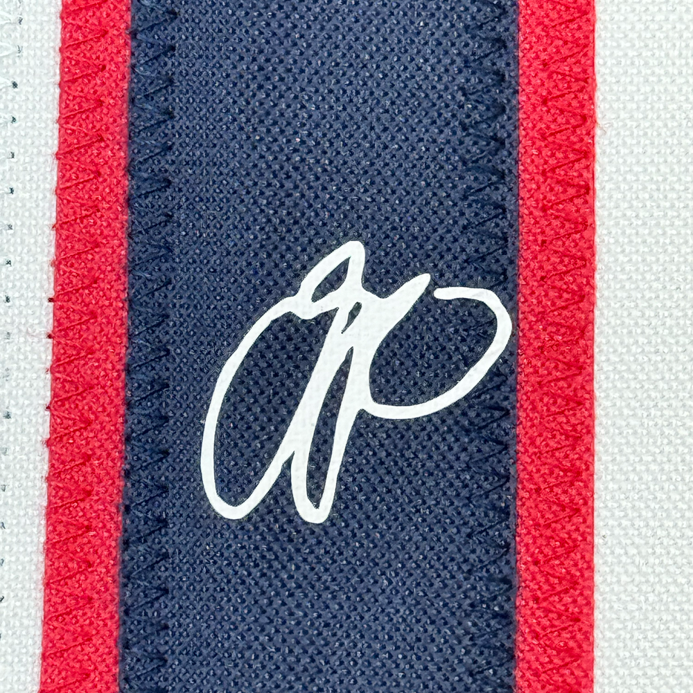 Framed Facsimile Autographed Jayson Tatum 35x39 2024 United States Team USA Blue Reprint Laser Auto Basketball Jersey (ONLINE ORDER ONLY)