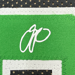 Framed Facsimile Autographed Jayson Tatum 35x39 Boston Black Reprint Laser Auto Basketball Jersey (ONLINE ORDER ONLY)