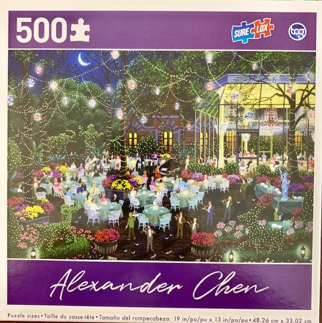 Tavern on the Green by Alexander Chen 500 Piece Jigsaw Puzzle Sure Lox (ONLINE ORDER ONLY)