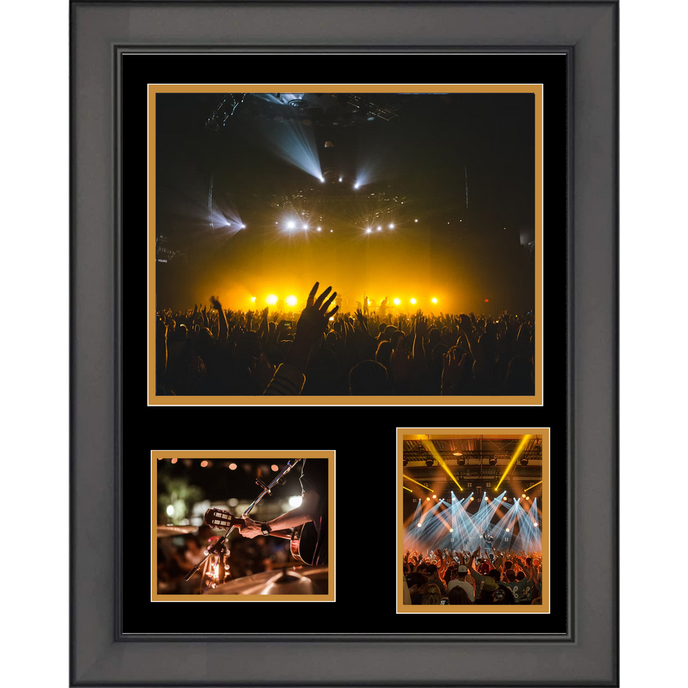 Framed Album Cover 11"x14" Music Three Photo Collage (ONLINE ORDER ONLY)