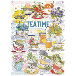 Tea Time 1000 Piece Jigsaw Puzzle Cobble Hill (ONLINE ORDER ONLY)