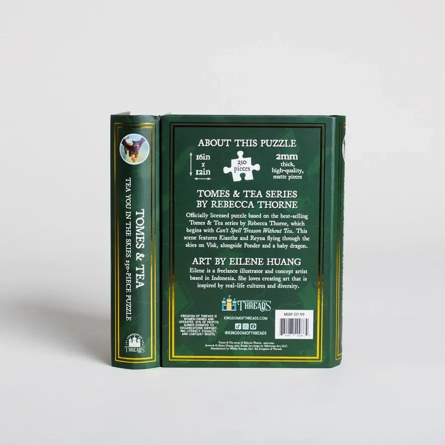Tea You in the Skies "Tomes & Tea Series" 250 Piece Jigsaw Puzzle KOT