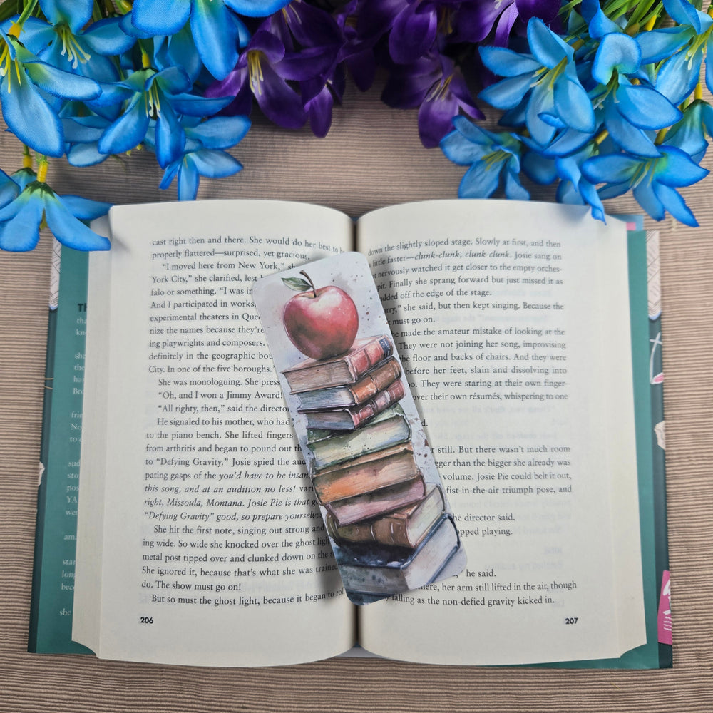 Apples and Books Bookmark (ONLINE ORDER ONLY)