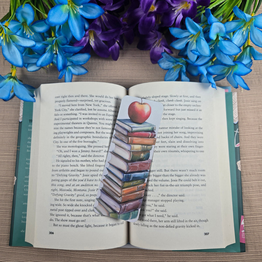 Apples and Books Bookmark (ONLINE ORDER ONLY)