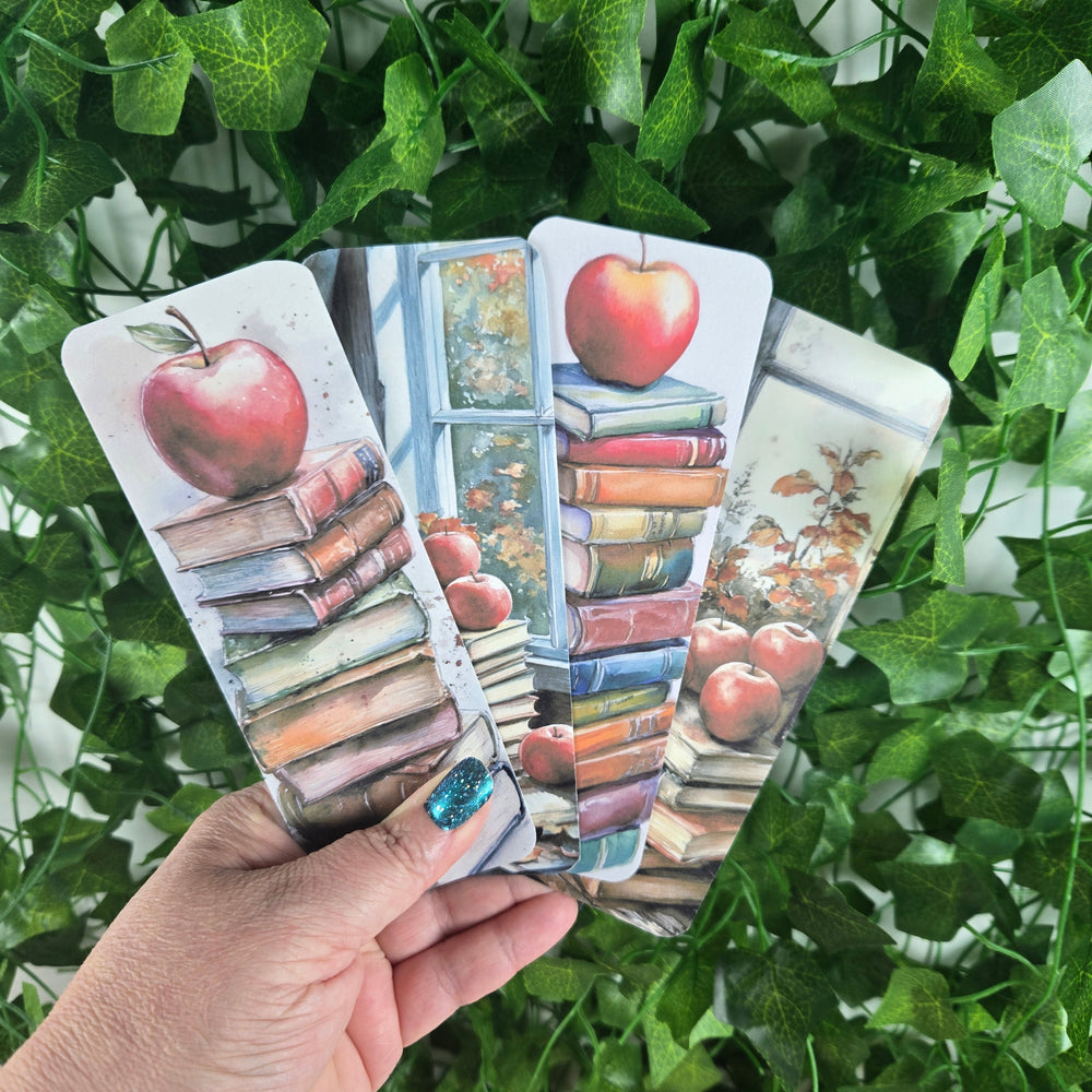 Apples and Books Bookmark (ONLINE ORDER ONLY)